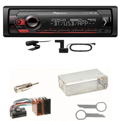 Produktbild von Pioneer MVH-S420DAB Bluetooth DAB+ Autoradio Einbauset für Mercedes A C M Klasse