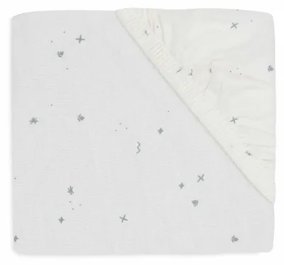 Produktbild von Spannbettlaken Jersey 60x120cm Twinkling - Sea Green