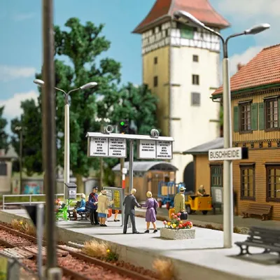 Produktbild von Busch Bahnhof Ausgestaltung H0 1623