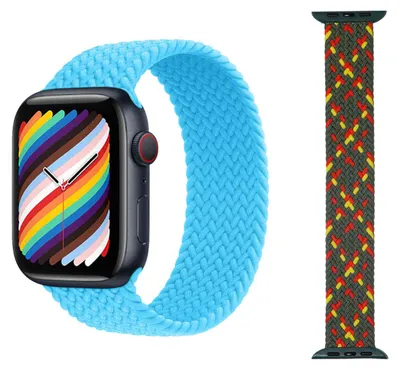 Image de Pour Apple Watch Series 1 + 2 Ultra 49mm 9 / 8 / 7 45 / 6 SE 5 4 44 / 3 2 1 42mm montre nylon bracelet de remplacement