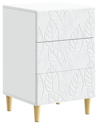 Obrázek produktu pro Noční stolek Bílá 43 x 39,5 x 66,5 cm Kompozitní dřevo