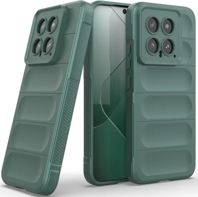 Produktbild von Handyhülle für Xiaomi 14 Weich TPU Silikon Stossfest Anti-rutsch Hülle Grün