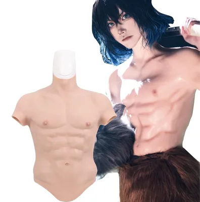 Produktbild von Muskelkostüm aus hochwertigem Silikonmaterial - Cosplay - Crossdressing - Halloween
