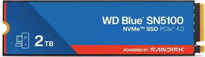 Produktbild von SanDisk 2TB WD BLUE SN5100 NVME SSD - Flash-Speicher