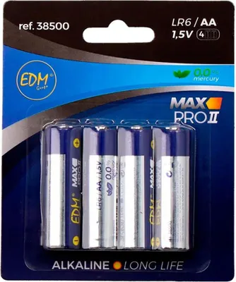 Produktbild von Edm Ir06 Alkalibatterie 4 Einheiten Silber  Silber One Size