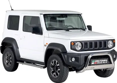 Zdjęcie produktu dla Listwy progowe ze stali nierdzewnej do Suzuki Jimny 2018-2025 srebrne