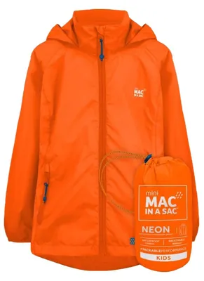 Productafbeelding van MAC IN A SAC Kinderjas, neonoranje, maat 8/10