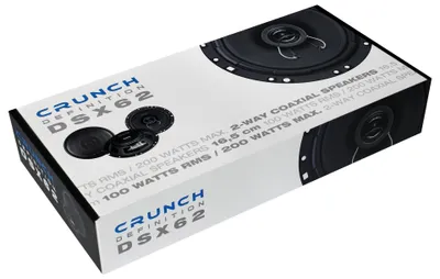 Obrázek produktu pro CRUNCH DSX62 16cm koaxiální dvoupásmový reproduktor