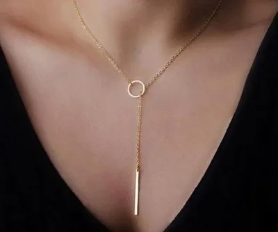 Produktbild von Celebrity Choker Halskette Lang Boho Gold 23