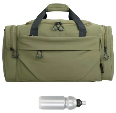 Produktbild von Sporttasche große Saunatasche Reisetasche Pendlertasche Freizeittasche Fussball Tasche Elephant Porto Large 55 cm Tasche 3738 Oliv + Trinkflasche