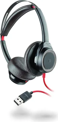 Produktbild von Poly 7S4M8AA, Kabelgebunden, Business/Everyday, Kopfhörer, Schwarz