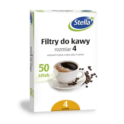 Obrázok produktu pre Filtračný papier 50 ks sada PAPIEROVÝ FILTER Kávový filter Kávový filter veľkosť 4