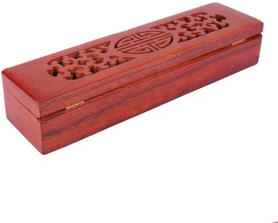 Produktbild von Nanmu Wierookbrander - Wierookhouder - Woondecoratie - Holz - 28x7x4,9 cm