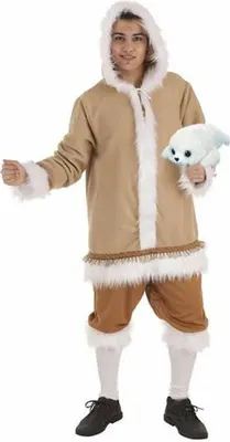 Obrázek produktu pro Převlek pro dospělé M/L Eskimo (2 kusy)