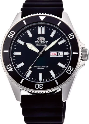 Produktbild von Orient Armbanduhr Automatik Herren Mako XL II RA-AA0010B19B Edelstahl Schwarz, 44mm Durchmesser, 13mm Höhe, Taucheruhr, 20 ATM, Drehbare Lünette