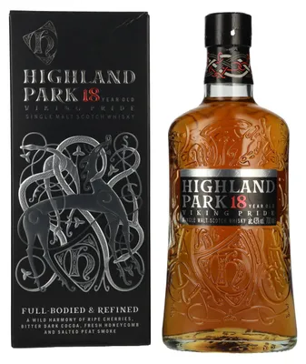Produktbild von Highland Park 18 Jahre Viking Pride Single Malt Scotch Whisky in Geschenkpackung | 43 % vol | 0,7 l