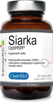 Produktbild von Nahrungsergänzungsmittel Kenay Siarka Optimsm (90 Kapseln) 4597