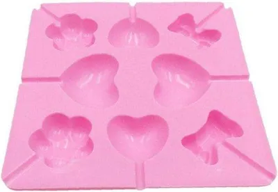 Produktbild von VHV – Eisformen – Silikonförmchen in Rosenform – zum Kühlen und Aufbewahren – für Eiskreationen, Desserts und sommerliche Getränke