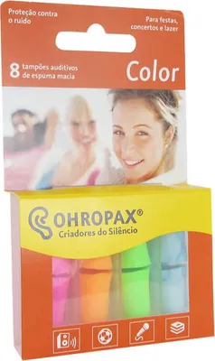 Produktbild von Ohropax Color Weichschaum-Hörstöpsel 8 Einheiten