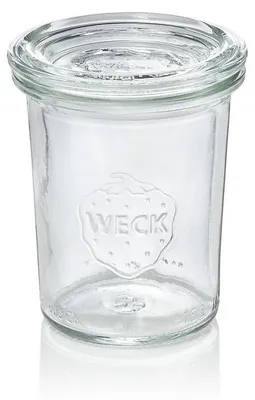 Produktbild von 60x Weck Glas Mini-Sturzglas mit Deckel Overturn 160 ml