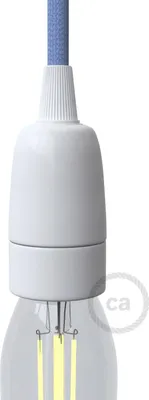 Immagine prodotto di Creative-Cables Kit portalampada E14 in Porcellana - Bianco