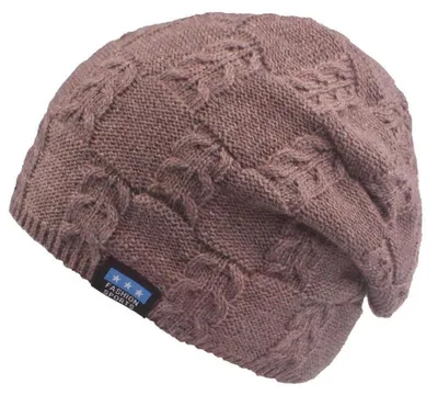 Immagine prodotto di Berretto elasticizzato all'uncinetto, unisex, per uomo e donna