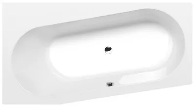 Produktbild von Raumspar Badewanne ASTRA WL 165 x 90 x 48 cm, links, weiß