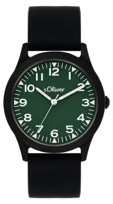 Produktbild von s.Oliver Uhr Kinder-Armbanduhr Jungen Silikon SO-4525-PQ
