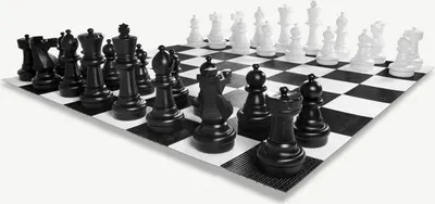 Image de XXXL Giga Chess 94 cm - PVC - Protégé UV - Sans planche