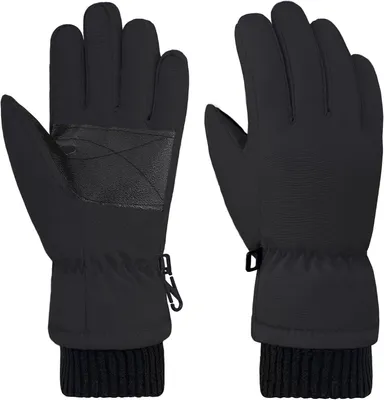 Imagen del producto de Guantes de invierno para niños, impermeables, cálidos, talla no especificada, ideales para la nieve y el esquí