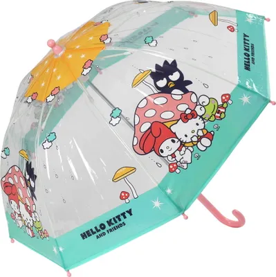 Image de Parapluie pour enfants Micki Hello Kitty - transparent, léger, accessoire de pluie