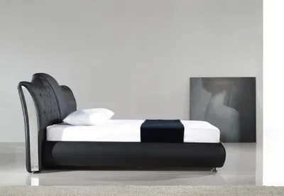 Produktbild von Chesterfield Bett Design Klassische Betten Doppel Leder Polster Schlafzimmer Neu