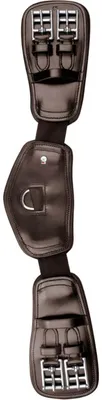 Immagine prodotto di Sottopancia corto in pelle Waldhausen sottopancia elastico da sella sottopancia in pelle sottopancia corto marrone 75 cm