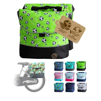 Produktbild von BAMBINIWELT Gepäcktasche, Gepäckträgertasche für Fahrrad, Fahrradtasche für Kinder, wasserabweisend, Modell 5