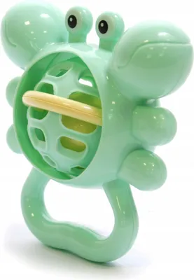 Produktbild von Bunte Baby Rassel Greifling - Motorikspielzeug für Kleinkinder - Verschiedene Farben