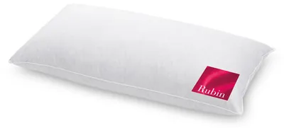 Produktbild von HANSKRUCHEN Rubin Kopfkissen Daunen 40x80 cm Allergiker Kissen waschbar 3 Kammern Schlafkissen weiss -  Germany