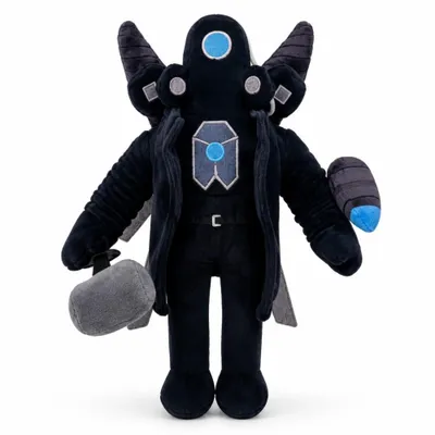 Produktbild von Wiztex Skibidi Titan Cameraman Kuscheltier - 33 cm Titan Kameramann Plüschtier YouTube-Saga Geschenk