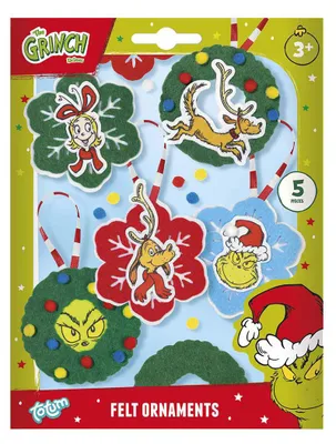 Immagine prodotto di Totum Ornamenti in feltro Grinch