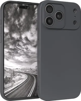 Produktbild von EAZY CASE - TPU Hülle für Apple iPhone 17 Pro Max, TPU Case stoßfeste Handyhülle, weiches Cover mit Kameraschutz, Silikonhülle in Grau