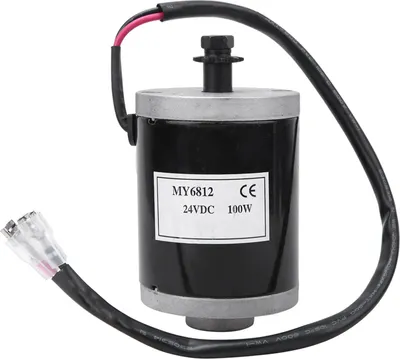 Obrázok produktu pre MY6812 24 V 100W Vysokorýchlostný malý kefový motor s remenicou Elektrický skúter E Príslušenstvo pre bicykle
