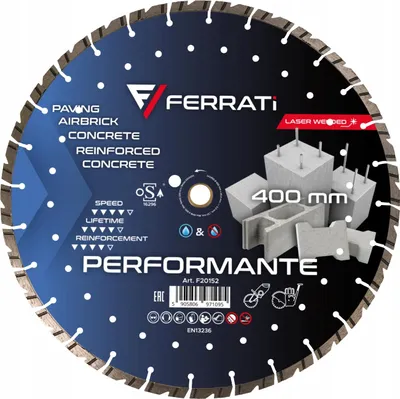 Immagine prodotto di Disco diamantato Ferrati Performante 400 mm