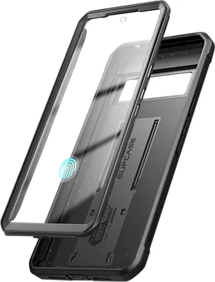 Produktbild von Supcase, Google Pixel 8 Pro stofeste Rundumhlle mit Stnder, Schwarz