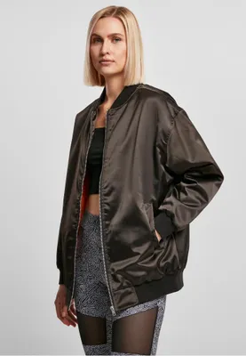 Immagine prodotto di Urban Classics Donna - Giacca oversize SATIN BOMBER - S