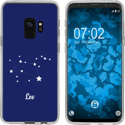 Produktbild von PhoneNatic Case kompatibel mit Samsung Galaxy S9 Silikon-Hülle SternzeichenLeo M4