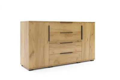 Zdjęcie produktu dla Komoda A3 – craft złoty– 160 x 48 x 89 cm