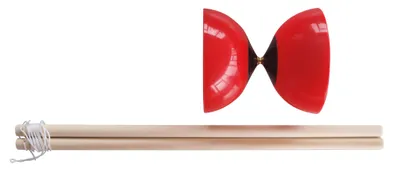 Obrázek produktu pro SCHILDKRÖT 970136 SCHILDKRÖT Diabolo set, z polyethylenu, červený