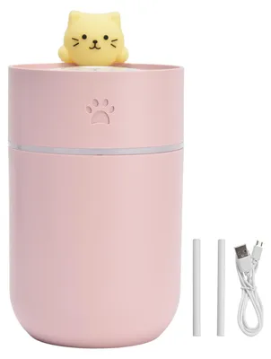 Produktbild von 260 ml Mini-Luftbefeuchter, USB-Aufladung mit LED-Nachtlicht für das Heimbüro
