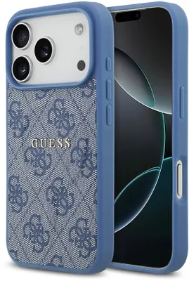 Immagine prodotto di Custodia posteriore GUESS per iPhone 17 Pro blu