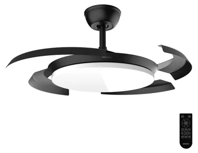 Produktbild von Cecotec EnergySilence Aero 4500, Haushalts-Lamellenlüfter, Weiß, Schwarz, Zimmerdecke, 25 m², 106 cm, Fernbedienung