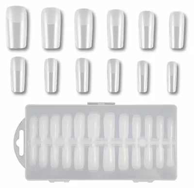 Productafbeelding van APT Zachte, flexibele nageltips, 240 stuks, vierkant